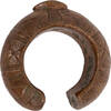 Westafrika Manille Bronzene Manilla der Senufo -