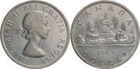 Kanada 1 Dollar Elisabeth II. (1952-2022) - Voyageur – Kursmünze (1953-1963) -