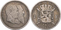 Belgien 1 Franc 50 Jahre Unabhängigkeit - Leopold I. und Leopold II. -