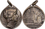 Tragbare Medaille 1913 Kassel Auf die Tausendjahrfeier von Kassel 913-1913 ss