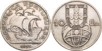 Portugal 10 Escudos Kursmünze (1954-1955) -