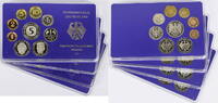 Bundesrepublik Deutschland 4 x 12,68 DM Kursmünzensatz (KMS) -