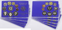 Bundesrepublik Deutschland 5 x 12,68 DM Kursmünzensatz (KMS) -
