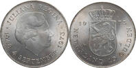 Niederlande 10 Gulden Juliana - 25. Regierungsjubiläum -