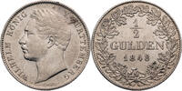 Württemberg, Königreich 1/2 Gulden Wilhelm I. (1816-1864) - Kursmünze (1838-1858) -