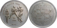 500 Rupees 1992 Nepal Olympiade 1992 Barcelona - Boxer PP in Kapsel, angelaufen
