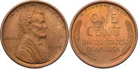 USA 1 Cent Lincoln Cent - Wheat Ears Reverse -