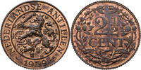 Niederländische Antillen 2 1/2 Cent Juliana (1948-1980) - Kursmünze (1956-1965) -