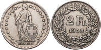 Schweiz 2 Franken Helvetia - Kursmünze (1874-1967) -