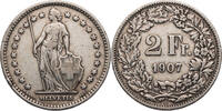 Schweiz 2 Franken Helvetia - Kursmünze (1874-1967) -