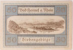Honnef 50 Pfennig Gutschein der Verkehrsvereine Bad Honnef und Rhöndorf -