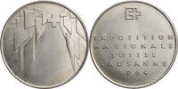 Silber-Medaille 1964 Schweiz, Lausanne Auf die Landesausstellung in Lausanne 1964 vz-st