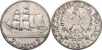 Polen 2 Zlote 15 Jahre Hafen von Gdynia -