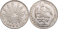 Mexiko 8 Reales Kursmünze (1824-1897) - Zacatecas -