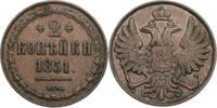 Russland, Zarenreich 2 Kopeken Nikolaus I. (1825-1855) - Kursmünze (1850-1860) - Warschau -