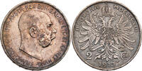 Österreich, Kaiserreich 2 Corona Franz Joseph I. (1848-1916) - Kursmünze (1912-1913) -