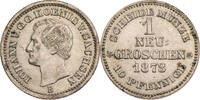 Sachsen, Albertinische Linie 1 Neu-Groschen Johann I. (1854-1873) - Kursmünze (1867-1873) -