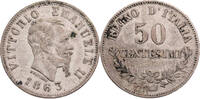 Italien, Königreich 50 Centesimi Viktor Emmanuel II. (1861-1878) - Kursmünze (1863-1867) -