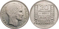 20 Francs 1933 Frankreich, 3. Republik Kursmünze (1929-1939) ss