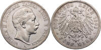 Kaiserreich, Preussen 5 Mark 1895 A Wilhelm II. (1888-1918) - Kursmünze (1891-1908) F-VF, Rf.