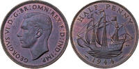Großbritannien Half Penny George VI. (1936-1952) - Kursmünze (1937-1948) -