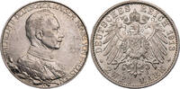 Kaiserreich, Preussen 2 Mark Wilhelm II. (1888-1918) - zum 25. Regierungsjubiläum -