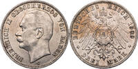 Kaiserreich, Baden 3 Mark Friedrich II. (1907-1918) - Kursmünze (1908-1915) -