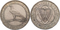 Weimarer Republik 3 Reichsmark Zur Rheinland-Räumung -