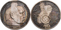 Drittes Reich 5 Reichsmark Hindenburg - Kursmünze (1936-1939) -