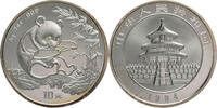 China, Volksrepublik 10 Yuan 1 Oz Silber Panda -