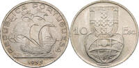 Portugal 10 Escudos 1955 Kursmünze (1954-1955) - Karavelle EF