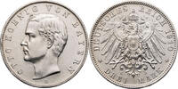 Kaiserreich, Bayern 3 Mark 1910 D Otto (1886-1913) - Kursmünze (1908-1913) VF-EF