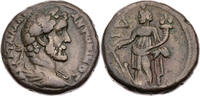Ägypten Tetradrachme Alexandria, Antoninus Pius, Jahr 4, Büste / Tyche mit Füllhorn und Ruder -