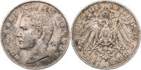 Kaiserreich, Bayern 3 Mark 1912 D Otto (1886-1913) - Kursmünze (1908-1913) VF Kratzer