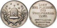 Stuttgart Medaille Stuttgarter Elementarschule - Lohn des Fleisses und Wohlverhaltens -