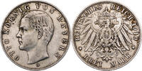 Kaiserreich, Bayern 3 Mark 1910 D Otto (1886-1913) - Kursmünze (1908-1913) VF