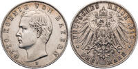 Kaiserreich, Bayern 3 Mark 1910 D Otto (1886-1913) - Kursmünze (1908-1913) VF