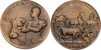 Schweiz, Lausanne Medaille Auf die 8. Landwirtschaftsmesse -
