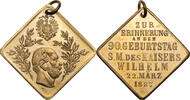 Deutschland Medaille Wilhelm I. (1861-1888) - Auf seinen 90. Geburtstag -