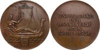 Köln Medaille Auf 550 Jahre Universität der Hansestadt Köln 1388-1938, von W. Wallner -