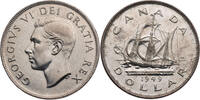 1 Dollar 1949 George VI. (1936-1952) - Auf den Anschluss von Neufundland an Kanada EF