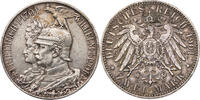 Kaiserreich, Preussen 2 Mark 1901 A Wilhelm II. (1888-1918) - Zum 200jährigen Bestehen des Königreichs VF-EF, fleckig