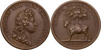 Madagaskar, franz. Kolonie Medaille Ludwig XIV. (1643-1715), von Mauger bei Monnaie de Paris -