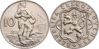 Tschechoslowakei 10 Korun 1954 Auf den 10. Jahrestag des Aufstands ss-vz 23.12 US$  +  52.03 US$ shipping