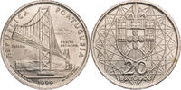 Portugal 20 Escudos 1966 Salazar Br&uuml;cke Lissabon - Ponte Lazar Lisboa ss... 23.12 US$  +  52.03 US$ shipping