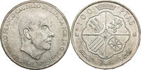 Spanien 100 Pesetas 1966 Francisco Franco - Kursmünze (1966-1970) VF-EF