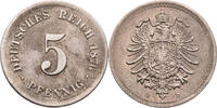 Kaiserreich 5 Pfennig Kursmünze (1874-1889) -
