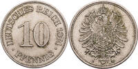Kaiserreich 10 Pfennig Kursmünze (1873-1889) -