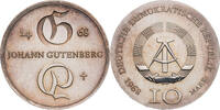 DDR 10 Mark Zum 500. Todestag von Johannes Gutenberg -