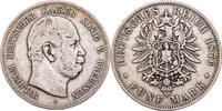 Kaiserreich, Preussen 5 Mark Wilhelm I. (1861-1888) - Kursmünze (1874-1876) -